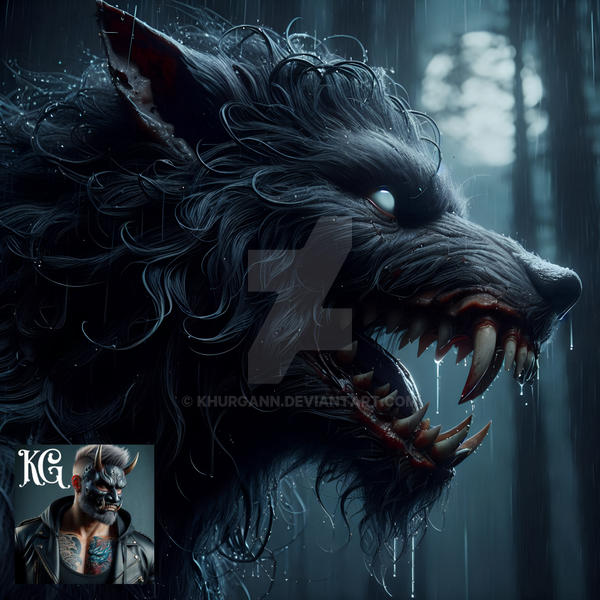 Edible Lycan Black fur Lycan portrait - 4K by Khurgann on DeviantArt