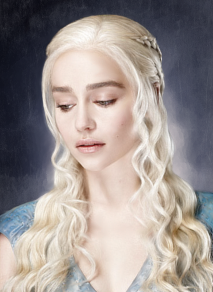 Daenerys Silver Queen Digital Painting By Kittylyn Donut On