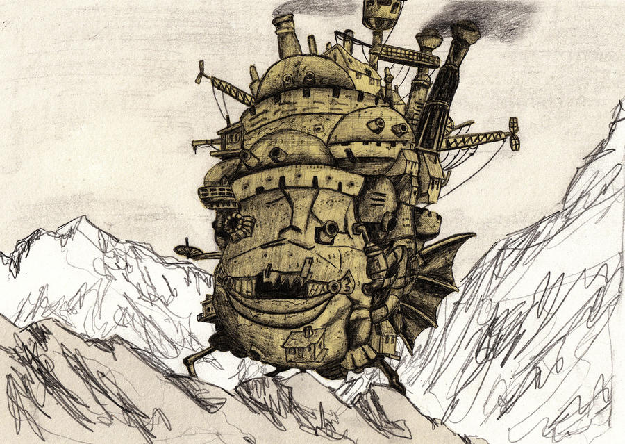 Howl's Moving Castle Drawing by jamydoja on DeviantArt