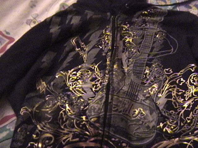 The front of mah black hoodie