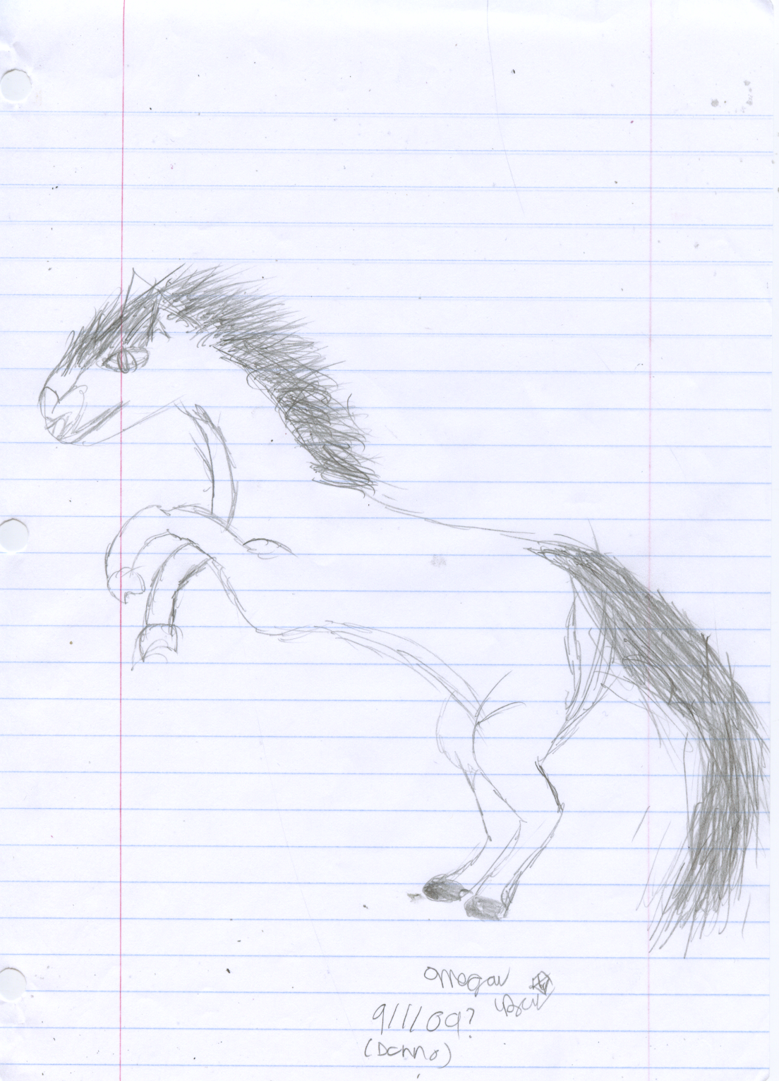 Random horse sketch