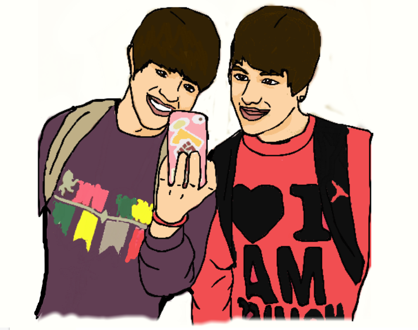 Austin Mahone and Alex Constancio