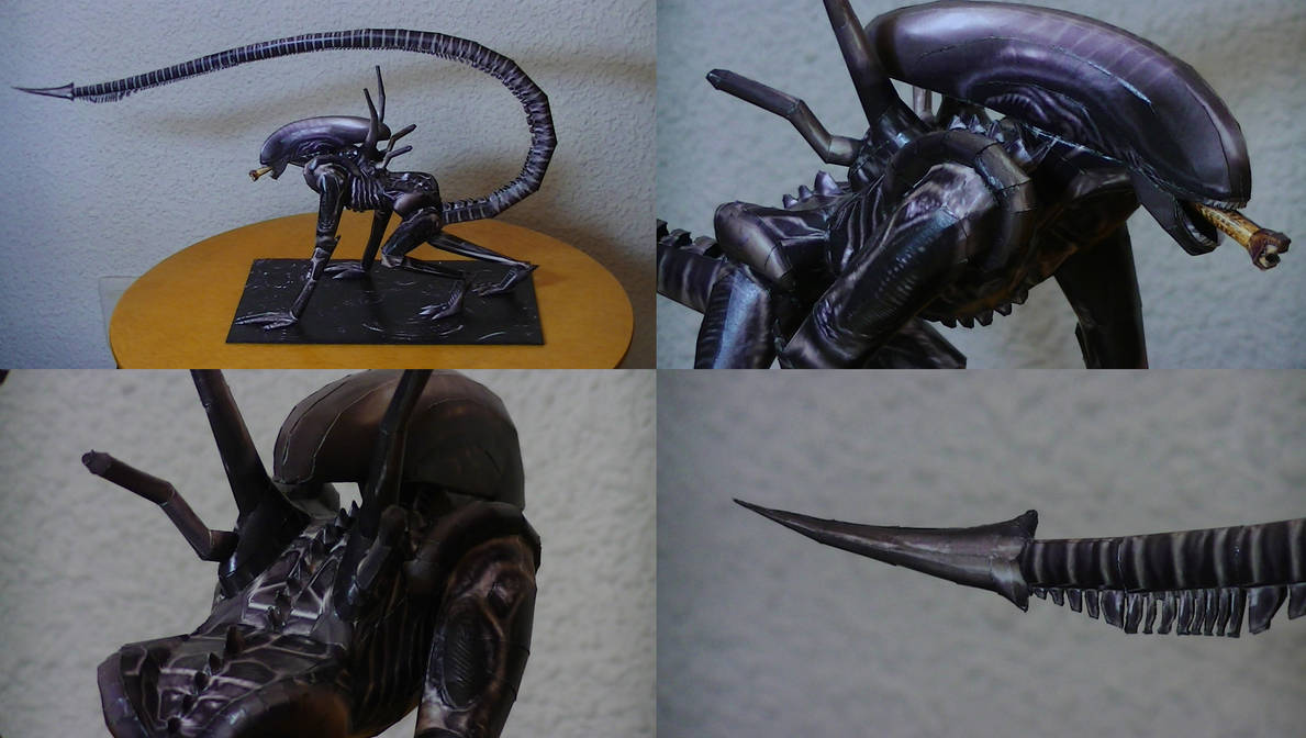Alien papercraft by pesadillaaa3 on DeviantArt