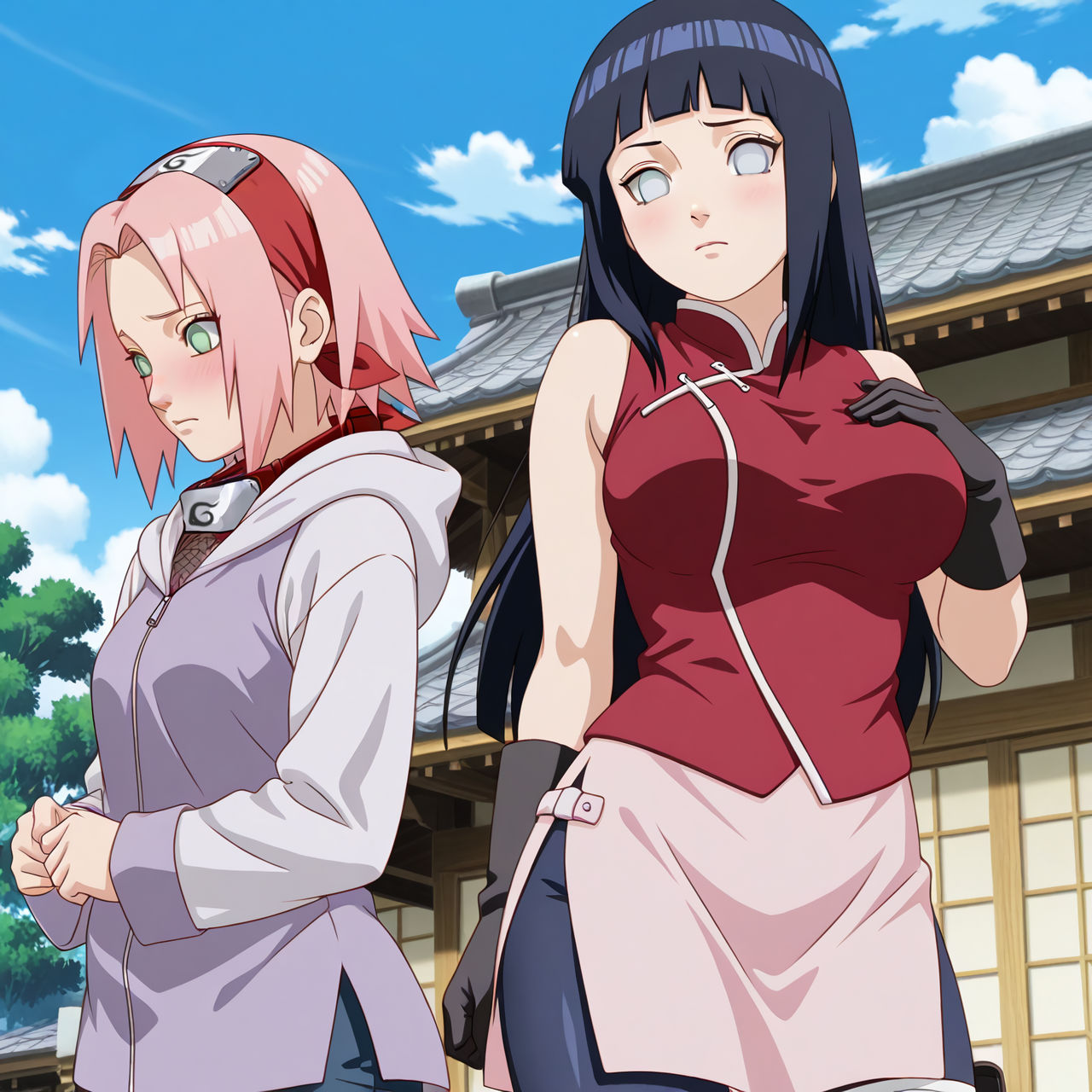 Sakura va Hinata Naruto bilan jinsiy aloqada bolishadi Sakura va Hinata Naruto bilan jinsiy aloqada bolishadi