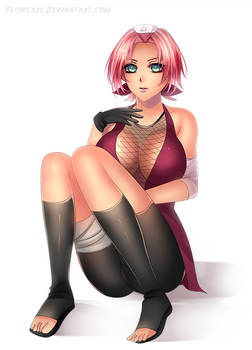 COMMISSION: Pink hair