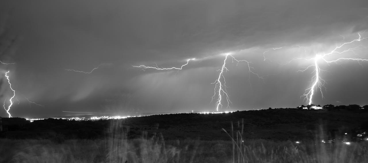 Lightning over Boise