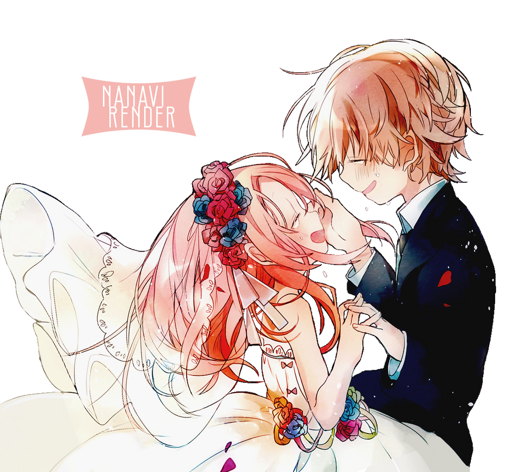 Cute Anime Couple Render by Nanavichan on DeviantArt