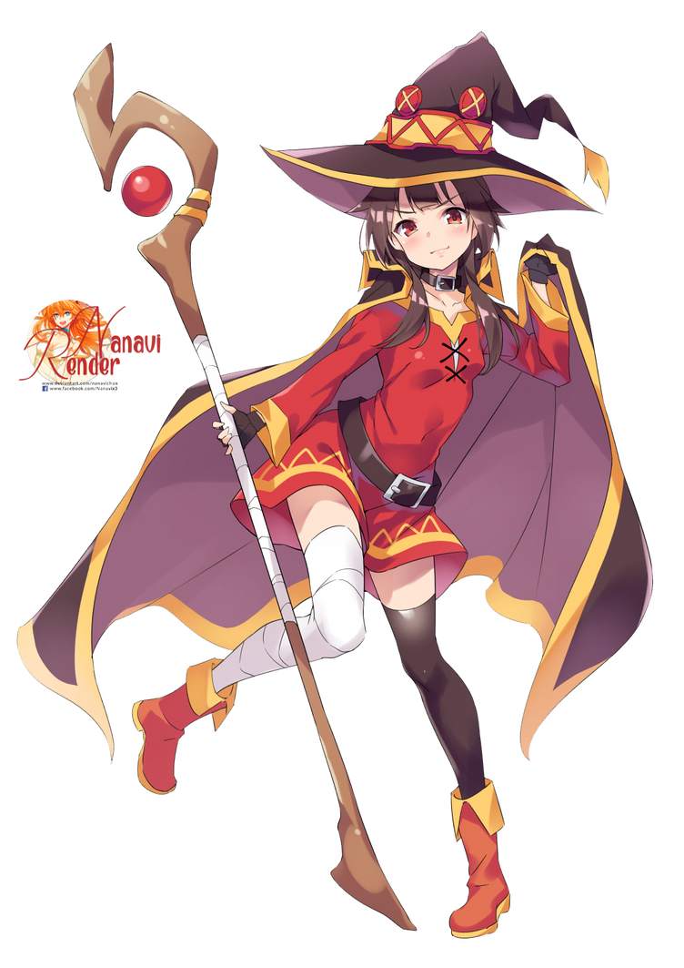 Megumin KonoSuba Render by Nanavichan on DeviantArt