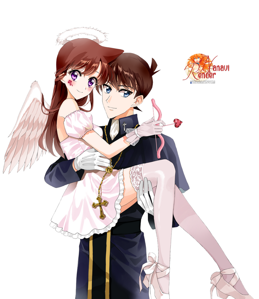 Shin X Ran Shinichi and Ran Anime Render by Nanavichan on DeviantArt