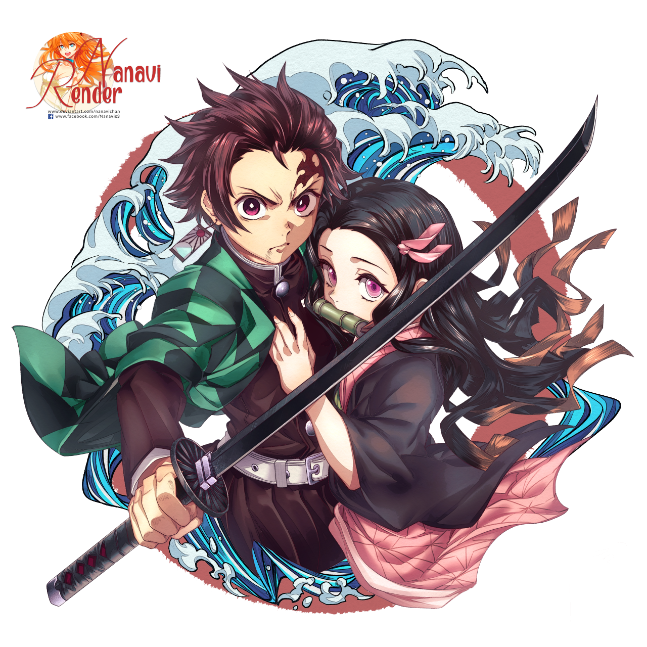 Demon Slayer Anime Render By Nanavichan On Deviantart