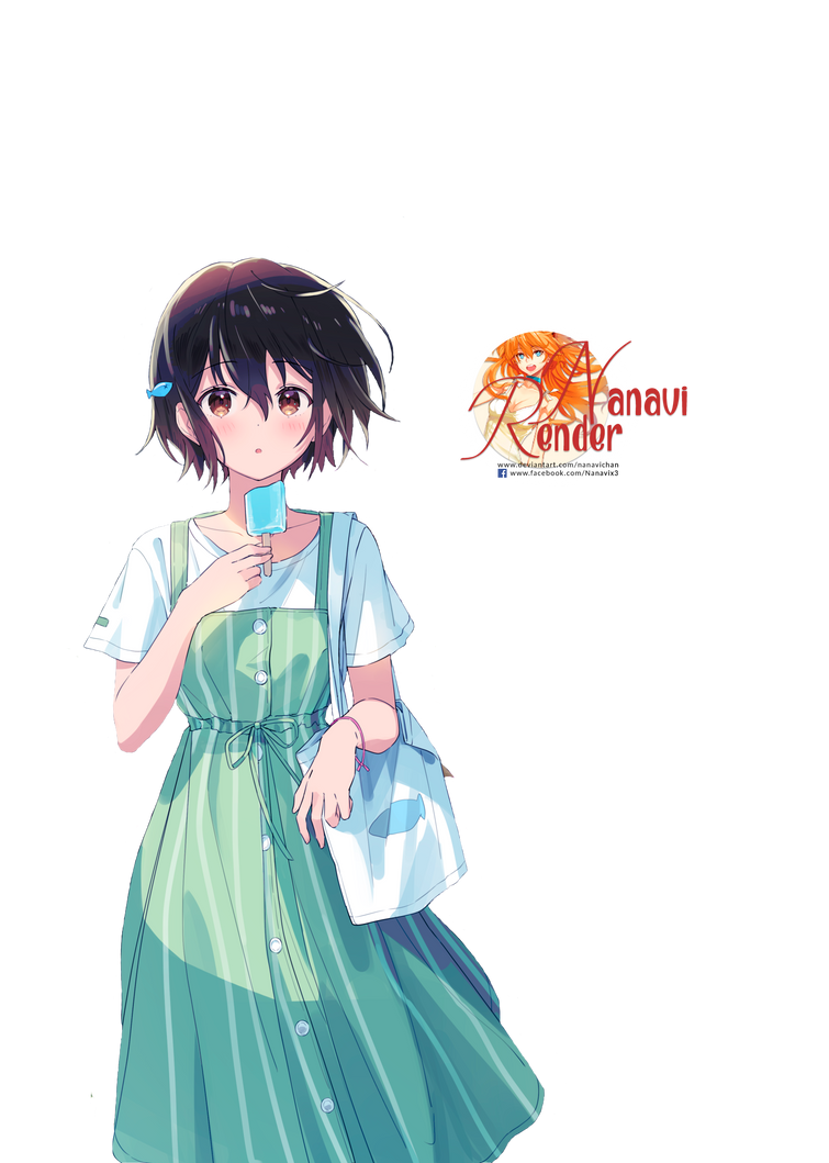 Cute Anime Girl Render by Nanavichan on DeviantArt