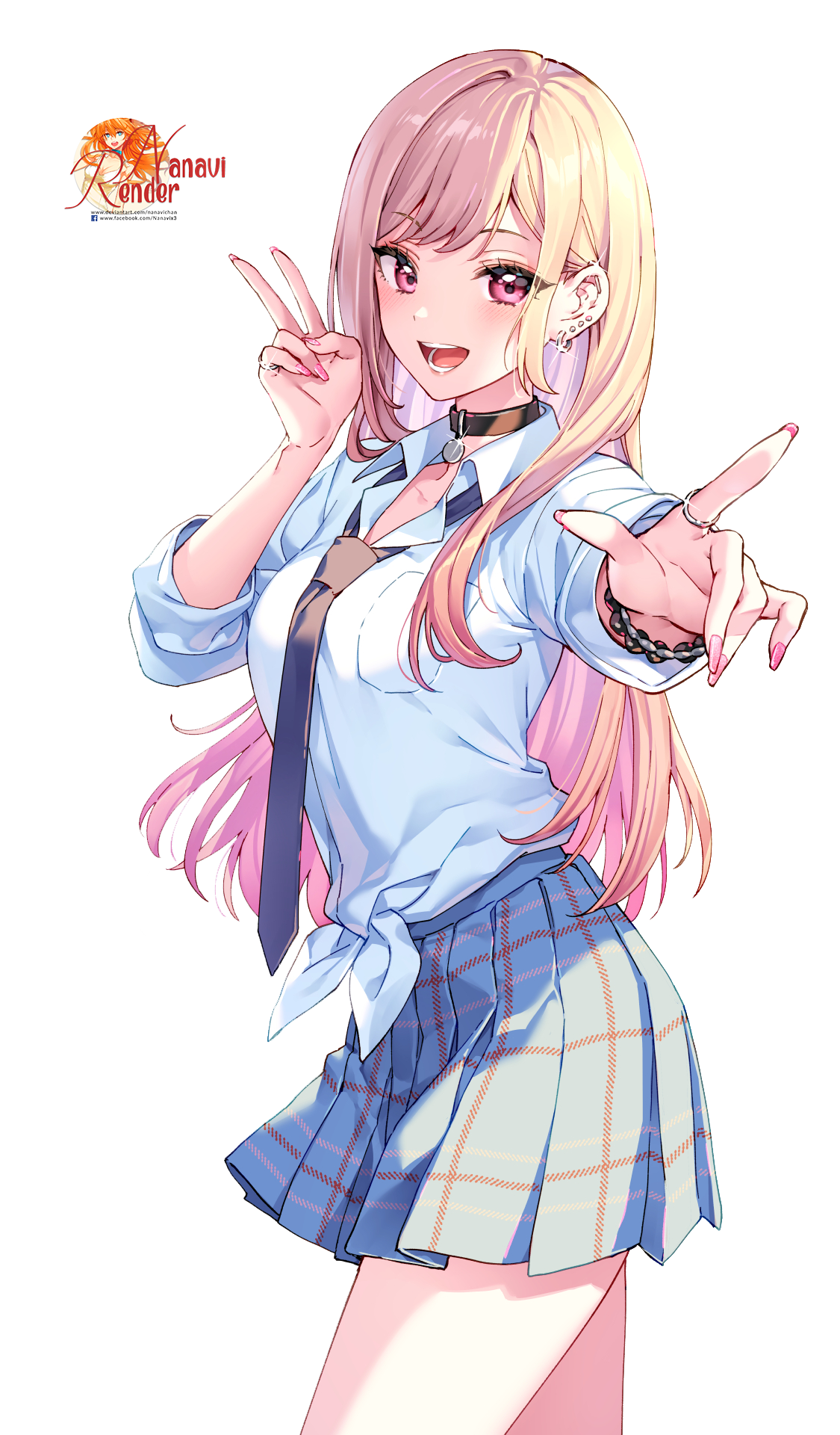 Marin Kitagawa Render by Nanavichan on DeviantArt