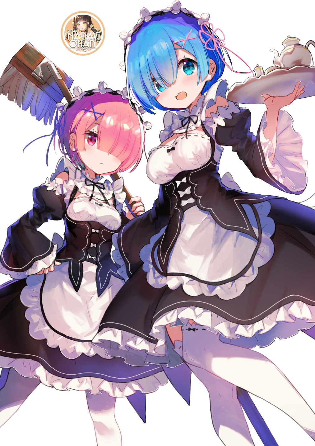 Rem Re:Zero Render by Nanavichan on DeviantArt