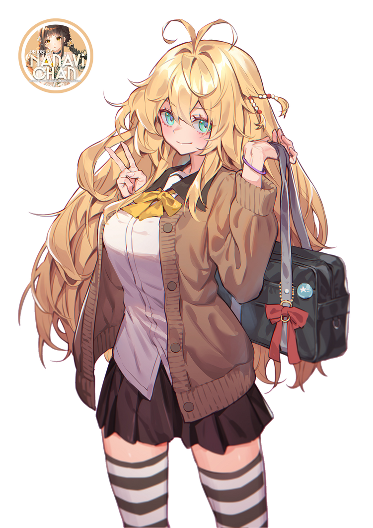 Anime Girl Render by Nanavichan on DeviantArt