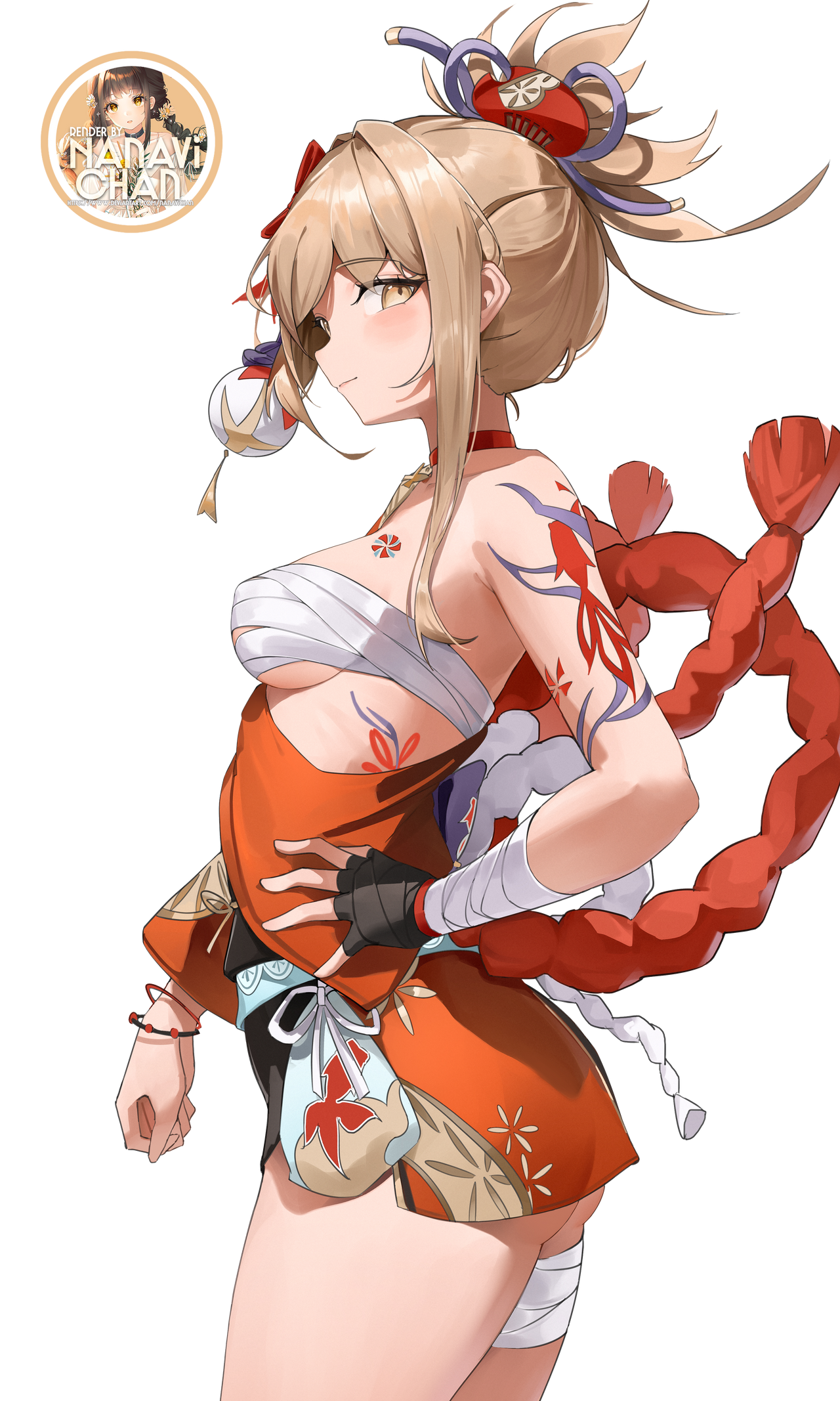 Yoimiya R Yoimiya Render by Nanavichan on DeviantArt
