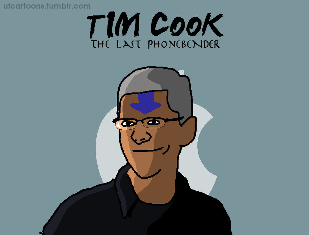 Tim Cook - the last Phonebender' by ufcartoons on DeviantArt