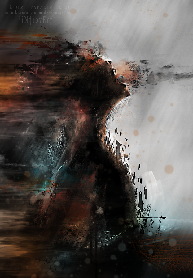 introvert by mimikascraftroom on deviantart