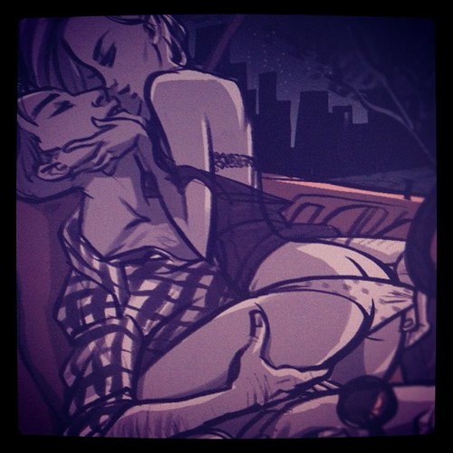 fact : making out in cars is always fun by babsdraws