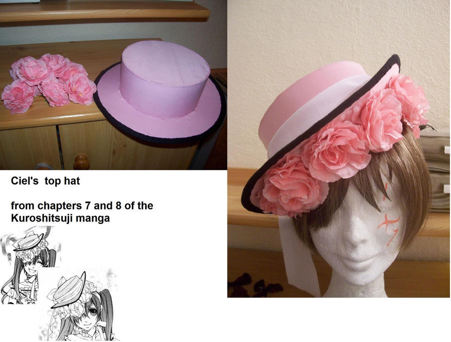 Ciel's ballgown_ The top hat