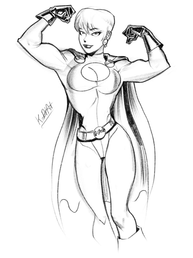 Брюс девушка. Рисовка в стиле DC. Атом Брюса Тимма DC. Рисунок про супергероиню Стингер Марвел. Девушка в стиле Брюс тим.
