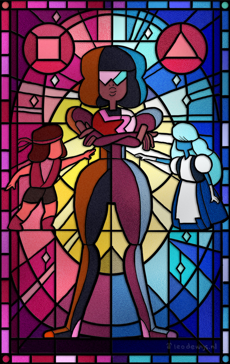 Stained Glass Garnet