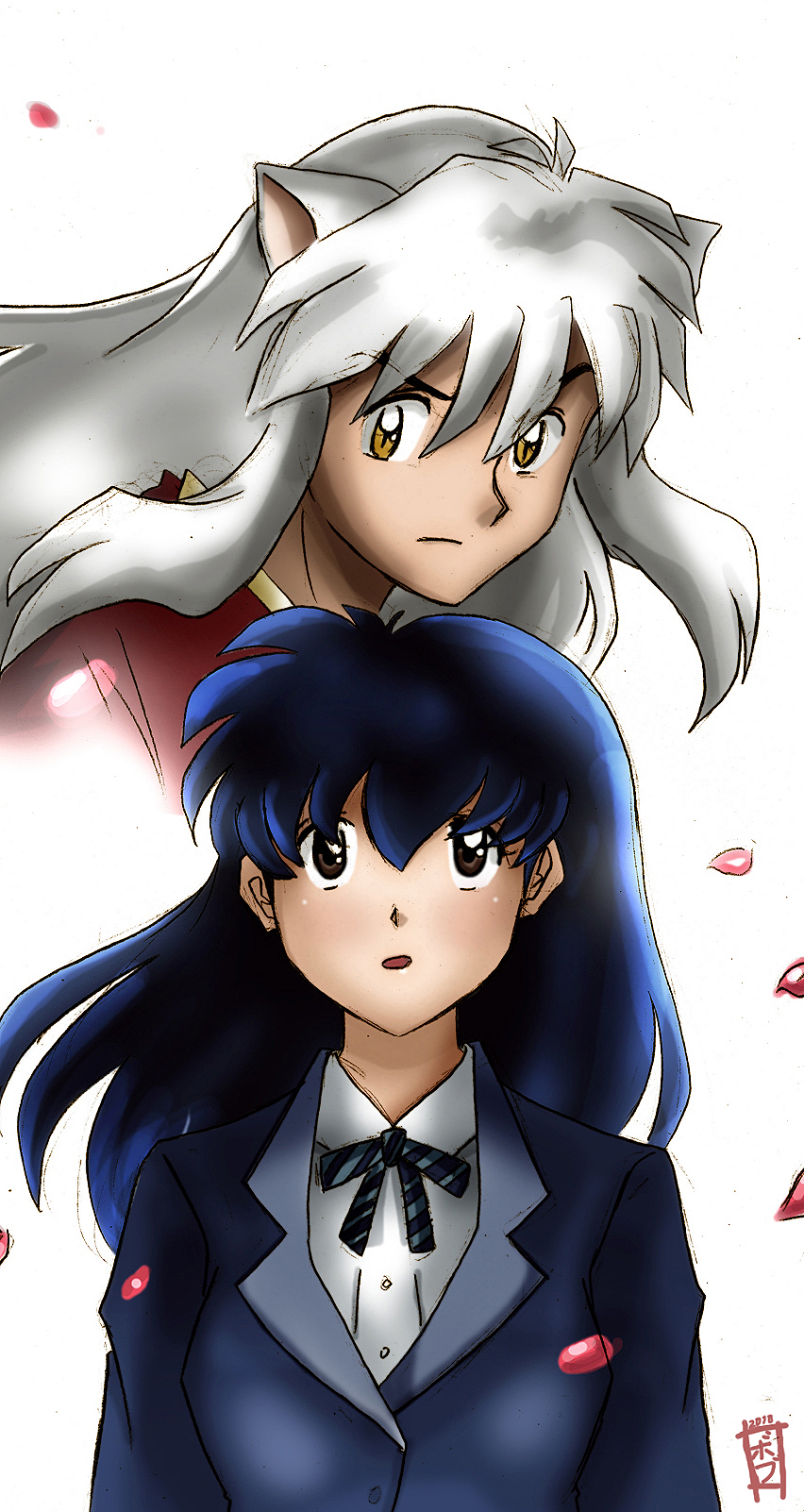 Inuyasha and Kagome Fanart NEW