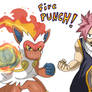 Natsu and Infernape