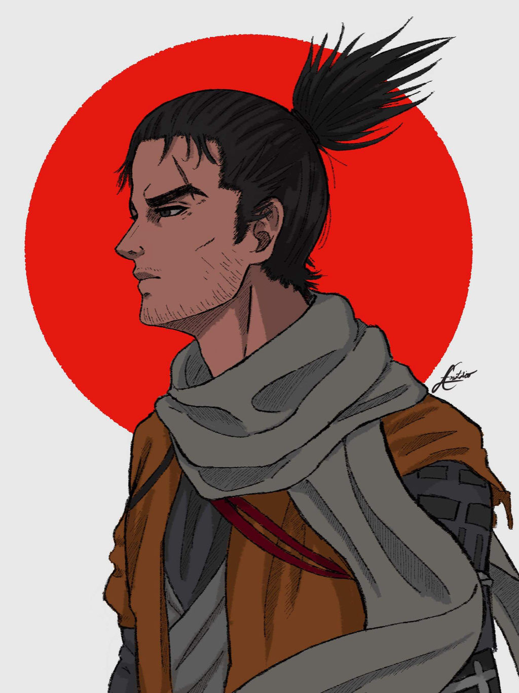 iPad Sketch Sekiro by ECrystalica on DeviantArt
