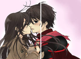 Shana and Yuji Kiss