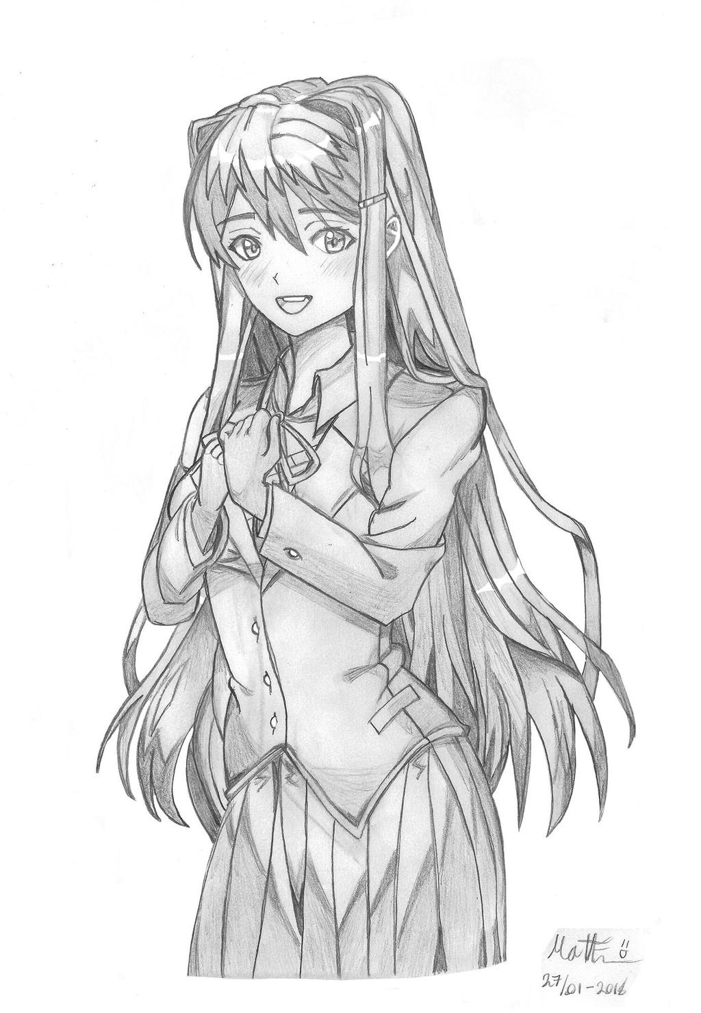 Yuri Drawing By Mattte22 On Deviantart