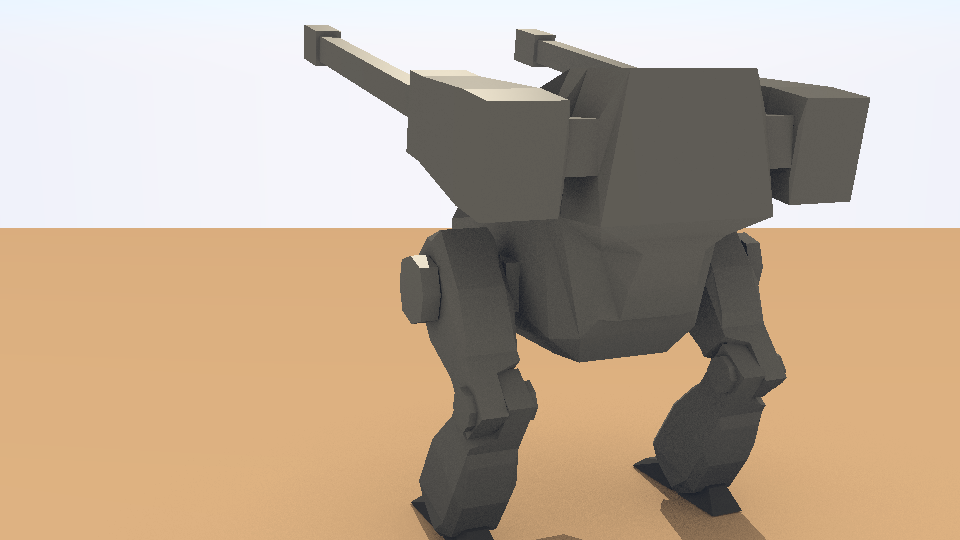 Mech Back Side Mech Back View by Yttreia on DeviantArt