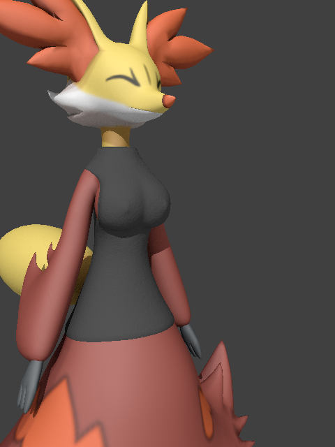 Delphox Model Animation Sweater Delphox Model Download by Yttreia on DeviantArt