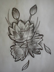 Lotus tattoo design