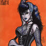 Rock Girl sketch card