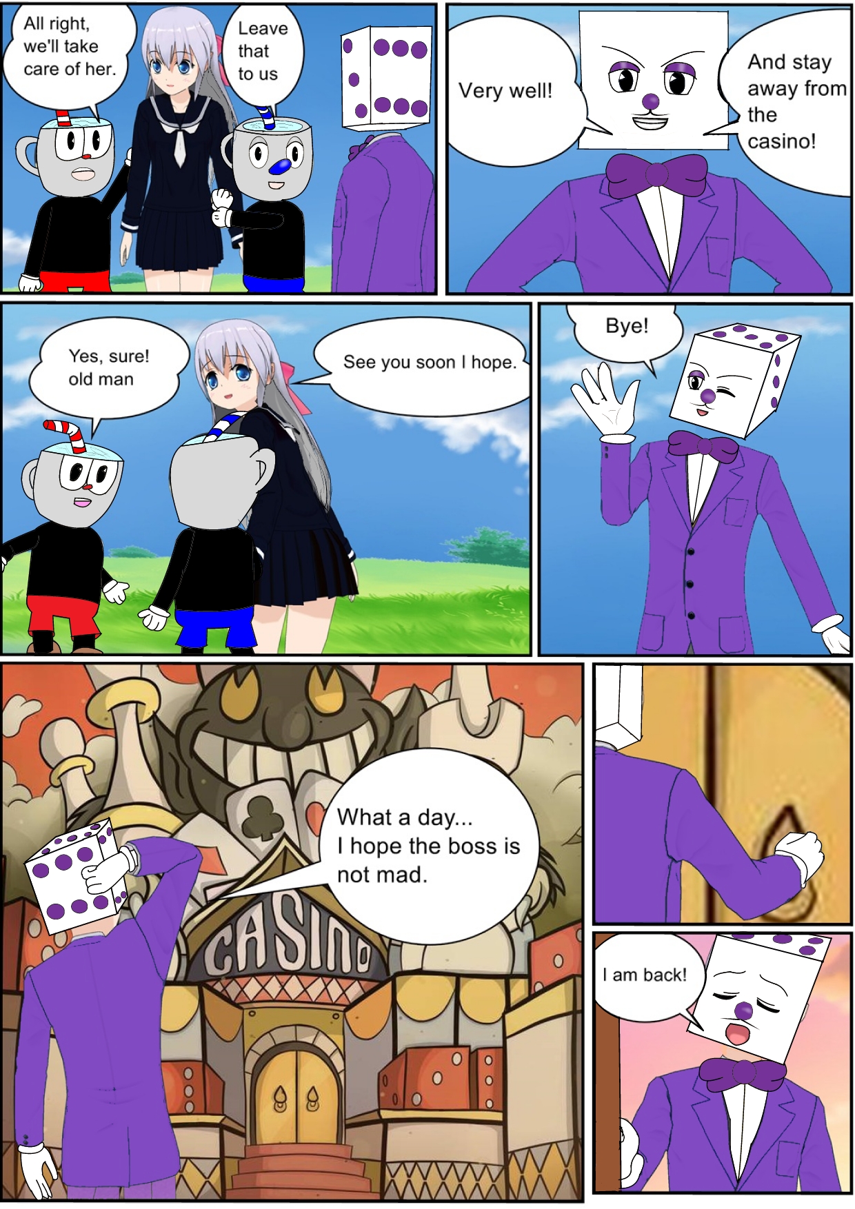 Human King Dice! (cuphead) by SeriouslyXesy on DeviantArt