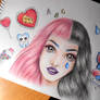 Melanie Martinez Drawing