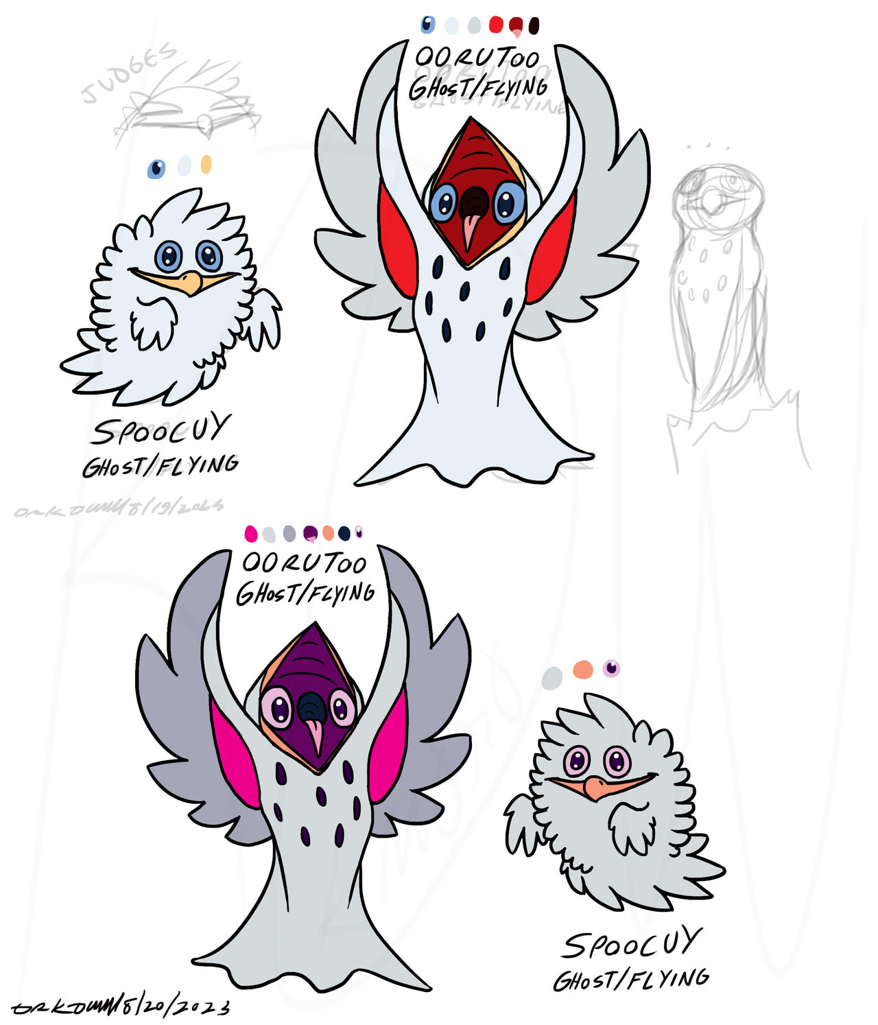 PKMNR--Spoocuy and Oorutoo by Dr-Kineil-Wicks on DeviantArt