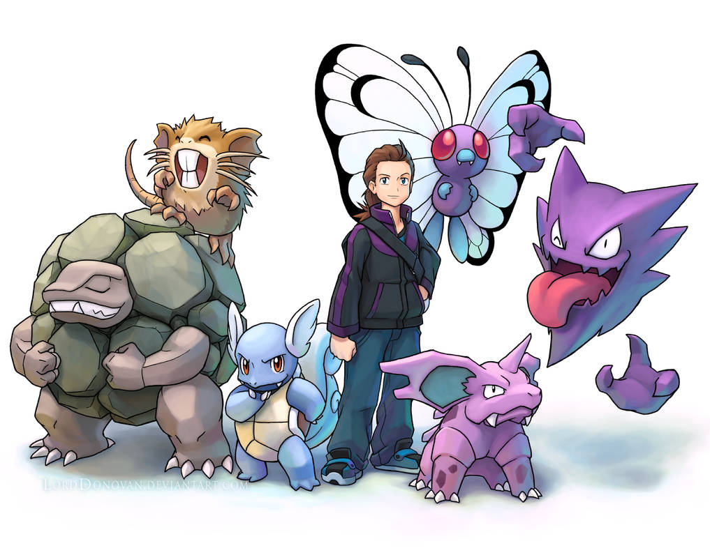 Pokemon Team Group Photo Commission by WridianGrey on DeviantArt