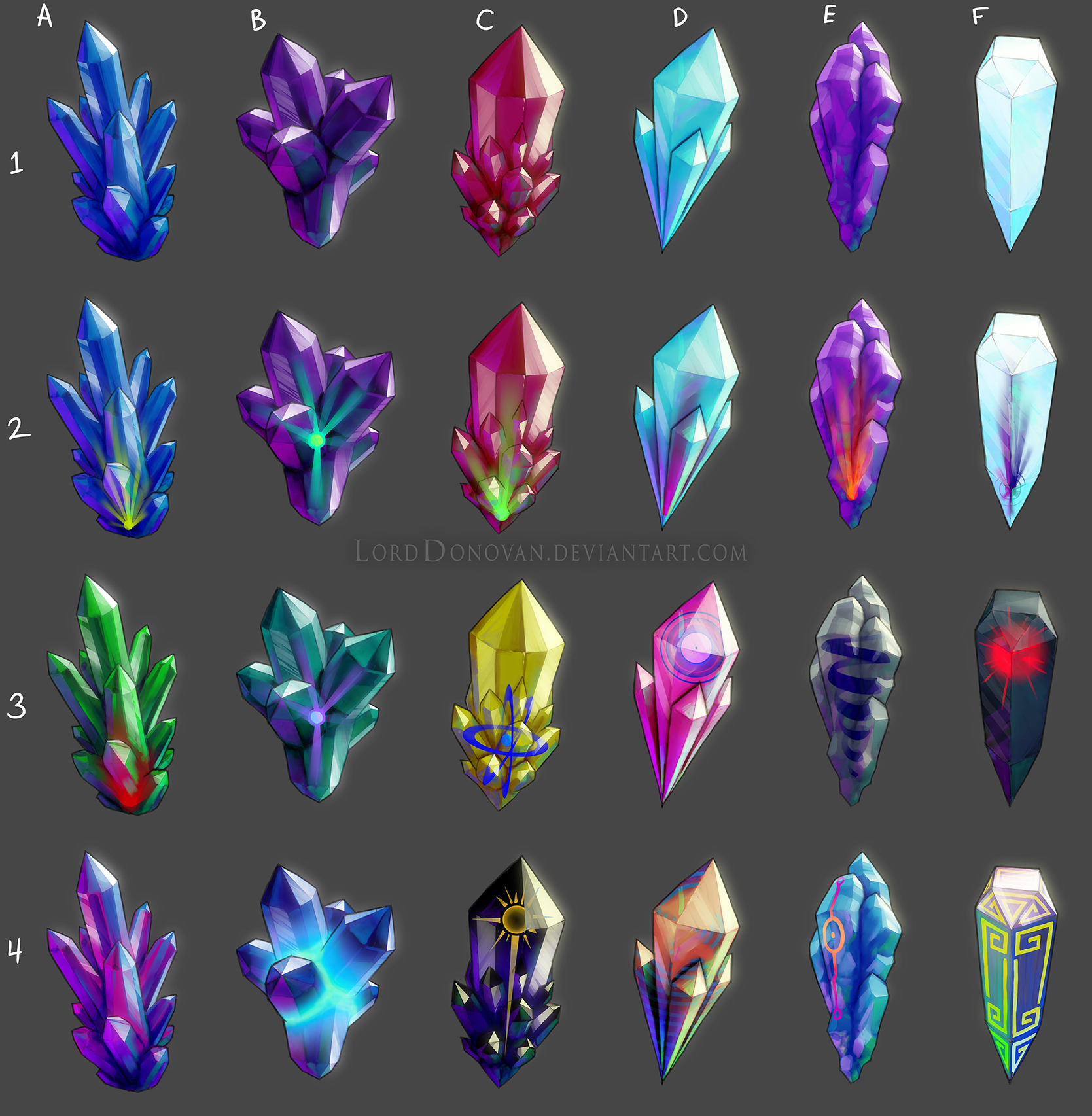 Crystal Core Knowledge Crystal Color Concepts 2 by WridianGrey on ...