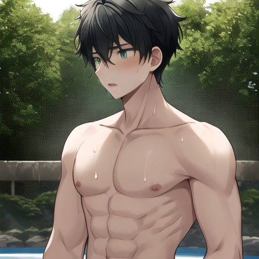 Muscular boy by NovelAi-AnimeArt on DeviantArt