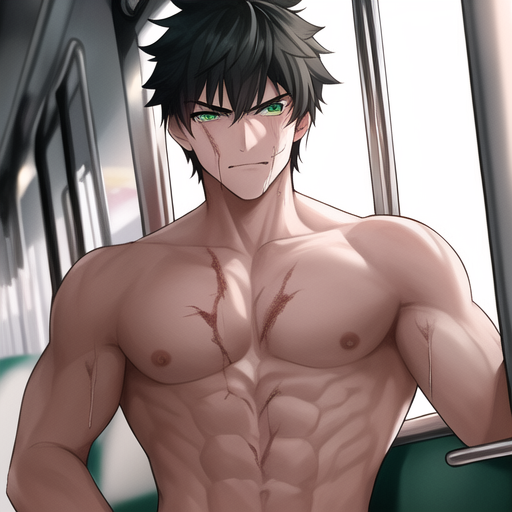 Muscular boy by NovelAi-AnimeArt on DeviantArt