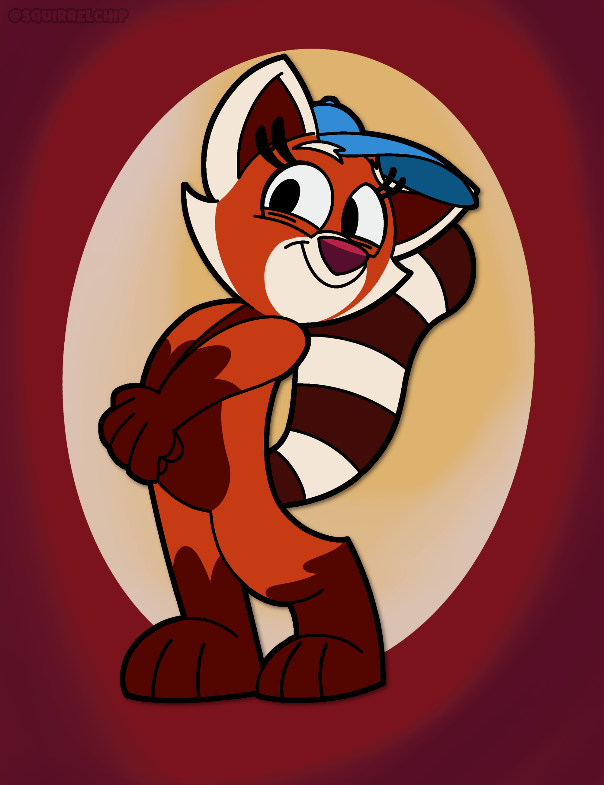 Riley the Red Panda (1) by SquirrelChip on DeviantArt