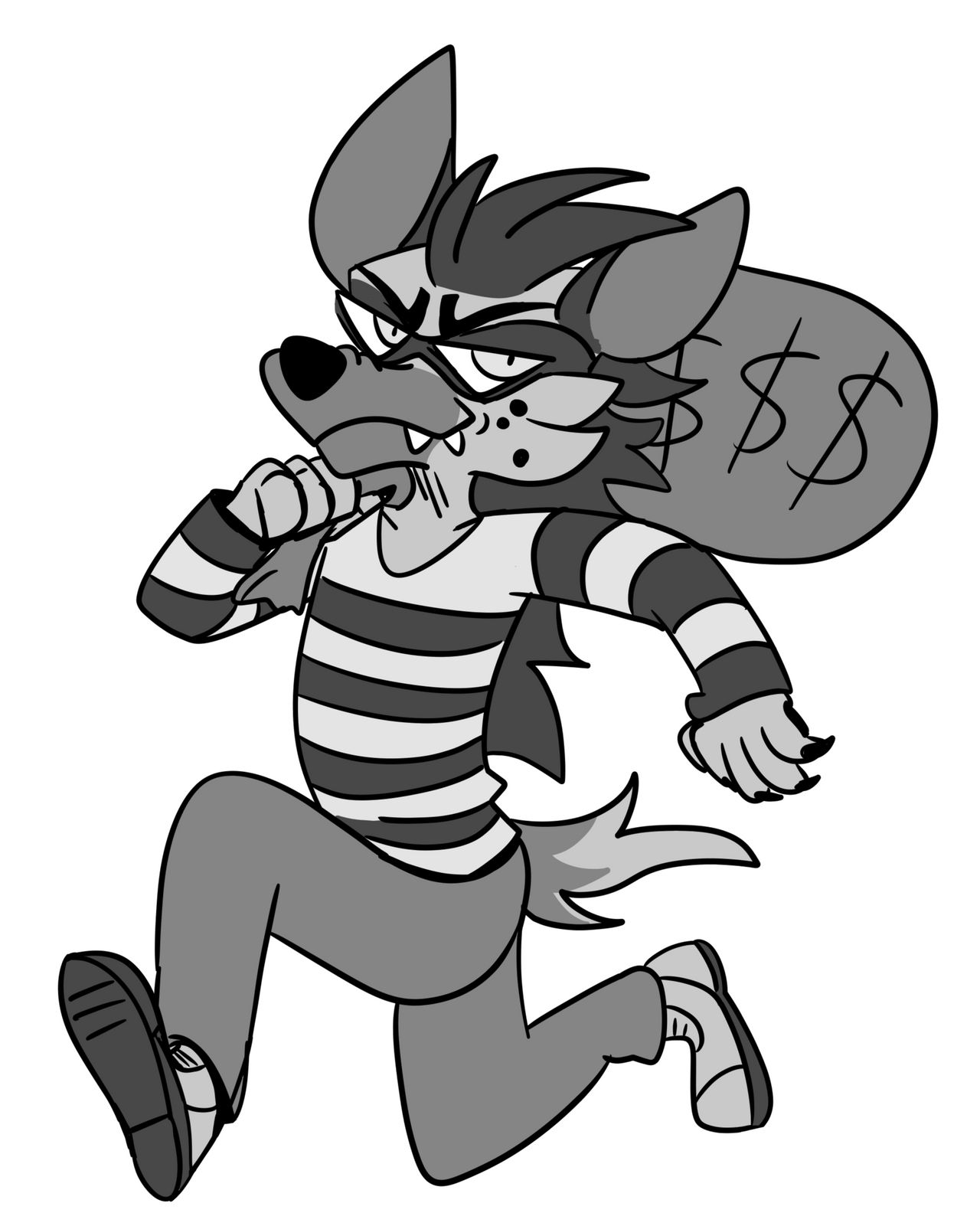 Thieving Striped Hyena- Discord Art Suggestions #0