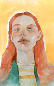 redhead portrait