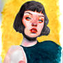 bobcut gouache