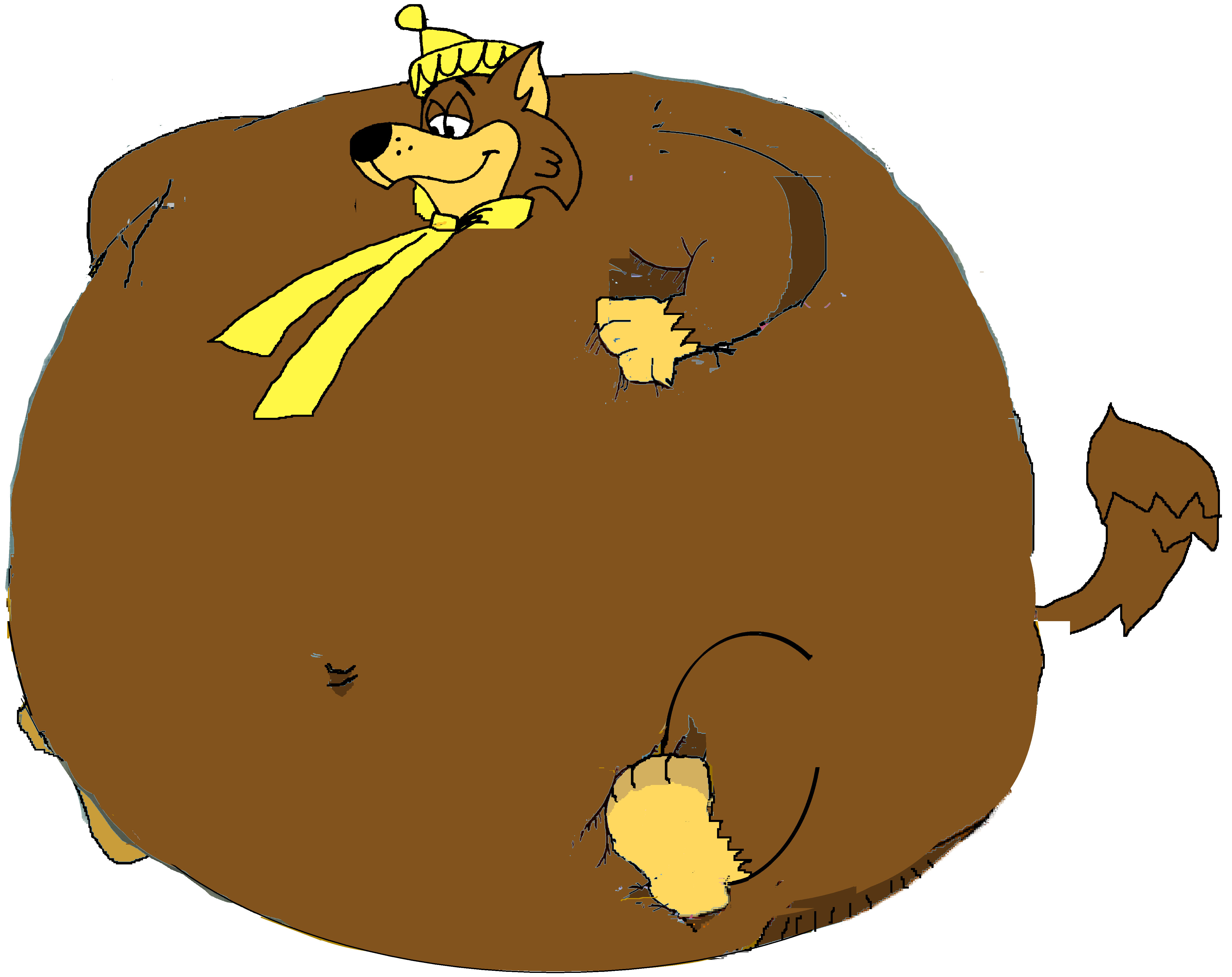 Loopy De Loop Wolf Overweight by CharacterFriend on DeviantArt