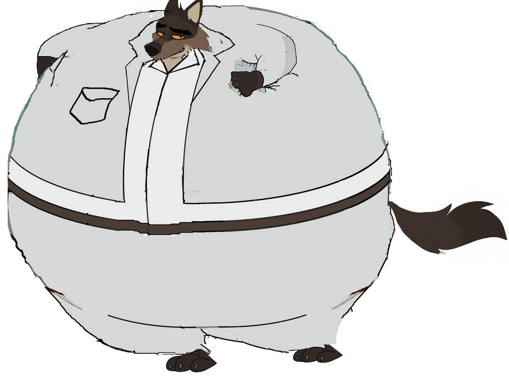 Wolf Inflation Mr. Wolf inflated by CharacterFriend on DeviantArt