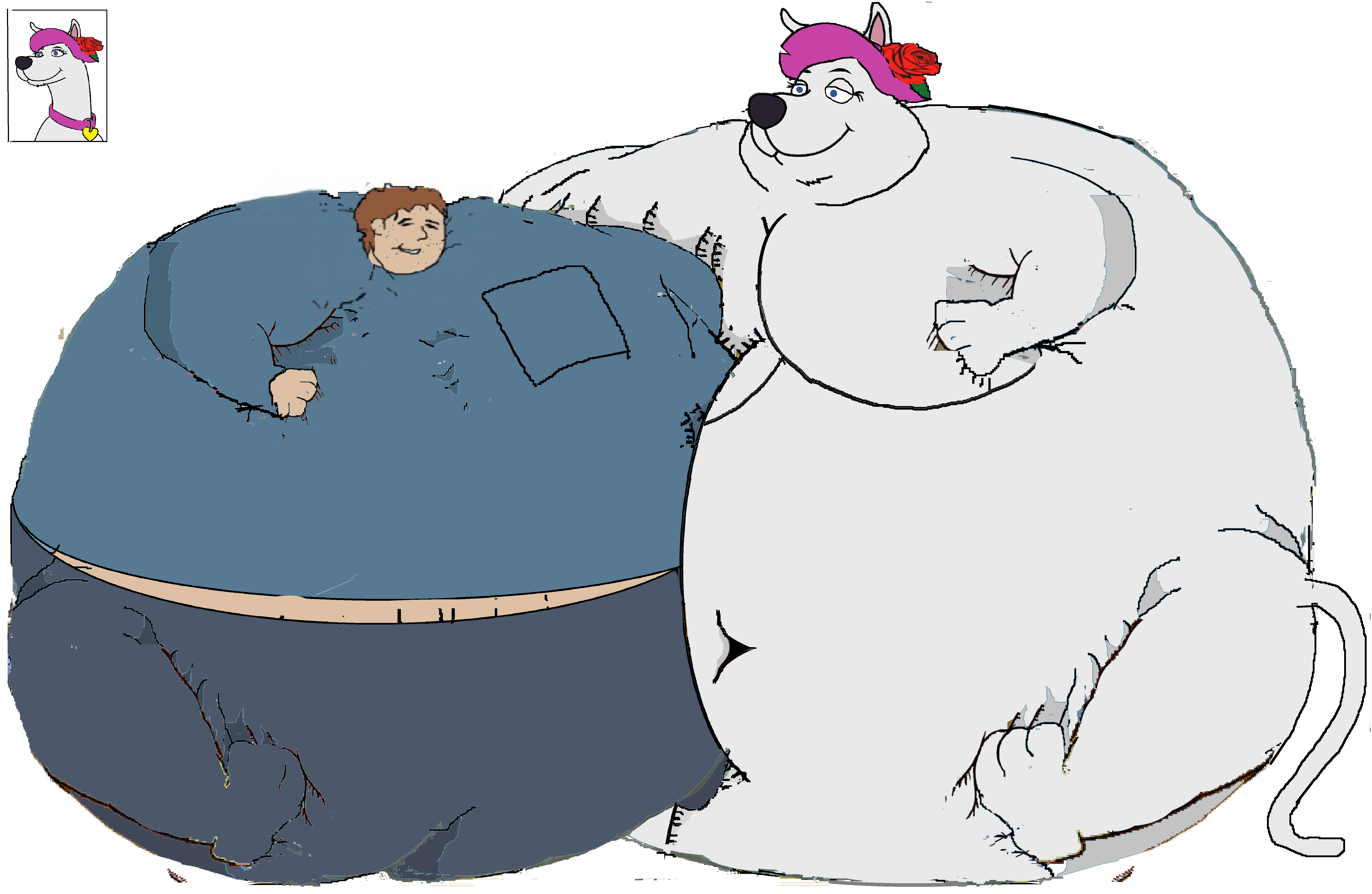 Me Inflated With Deanna Inflated By Characterfriend On Deviantart Me Inflated With Deanna Inflated By Characterfriend On Deviantart