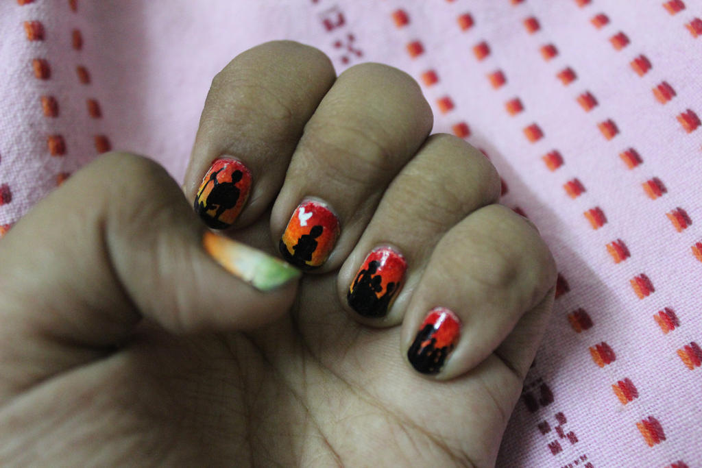Indian Independence Day Themed Nail Art by rinireeti on DeviantArt
