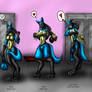 Commission: 4 Lucario girls